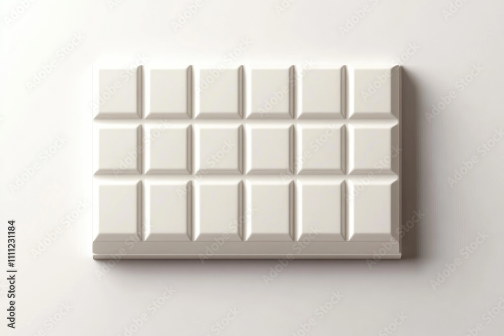 Blank White Bag Template for Food Packaging - Ideal for Chocolate Bars and Sweets Blank White Bag Template for Food Packaging - Ideal for Chocolate Bars and Sweets