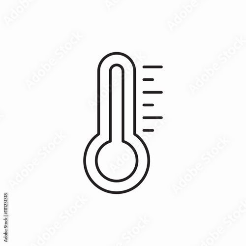 thermometer temperature icon sign vector