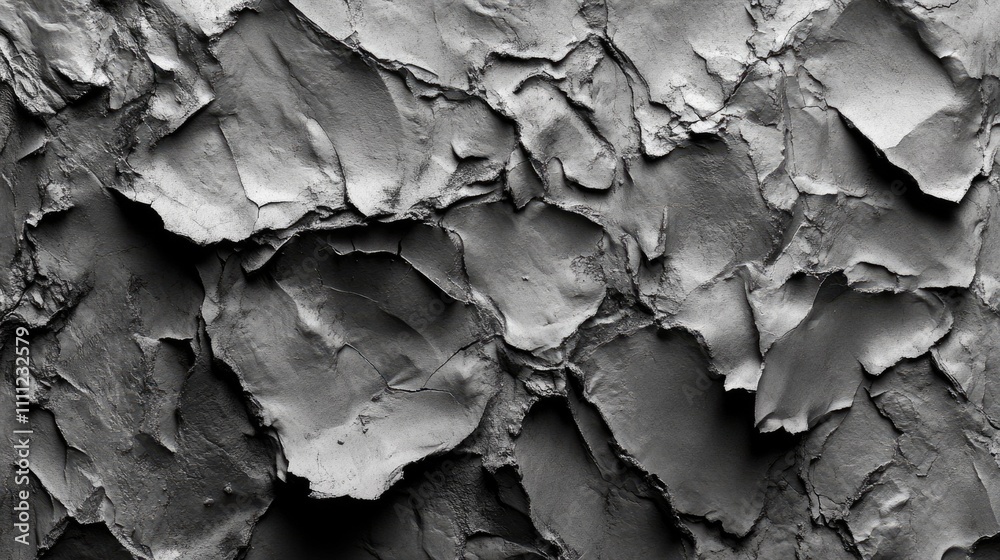 Desolate Landscape: Arid Gray Terrain Reflecting Earth's Natural Surface Desolate Landscape: Arid Gray Terrain Reflecting Earth's Natural Surface
