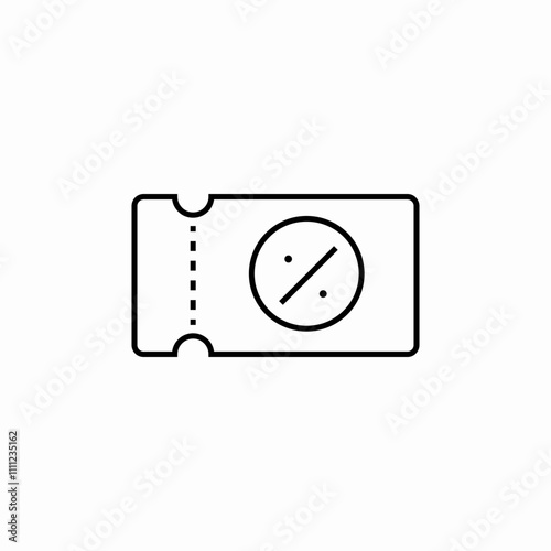 discount coupon icon sign vector