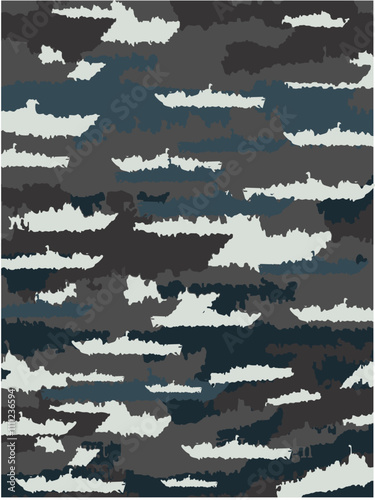 Modern Camouflage Abstract Seamless Pattern Design