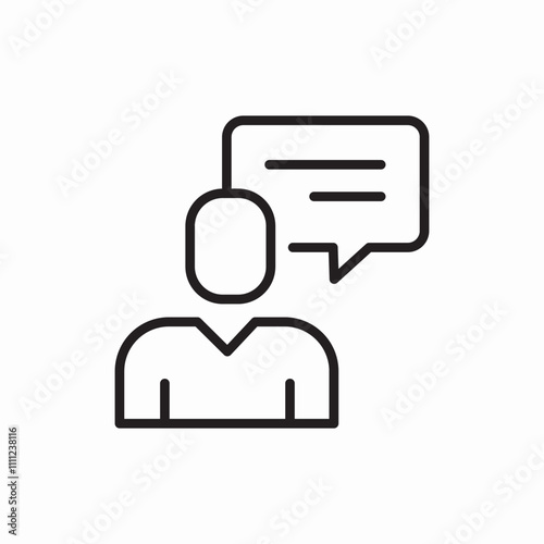 human messages bubble icon sign vector