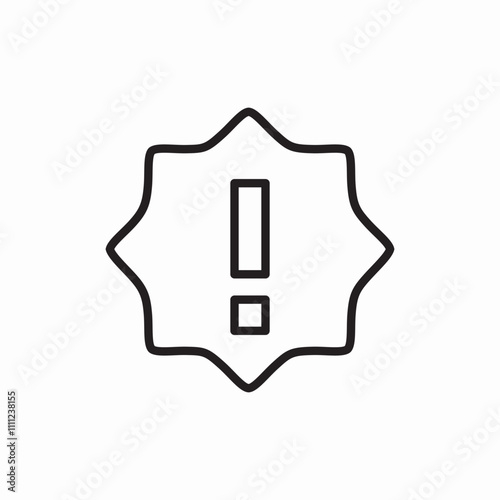 information incident badge icon sign vector