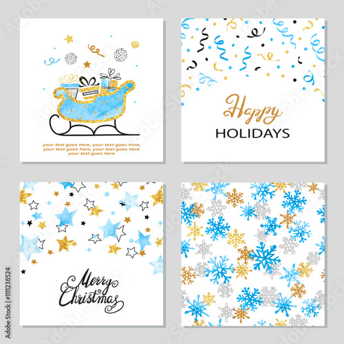 Merry Christmas cards and p...
