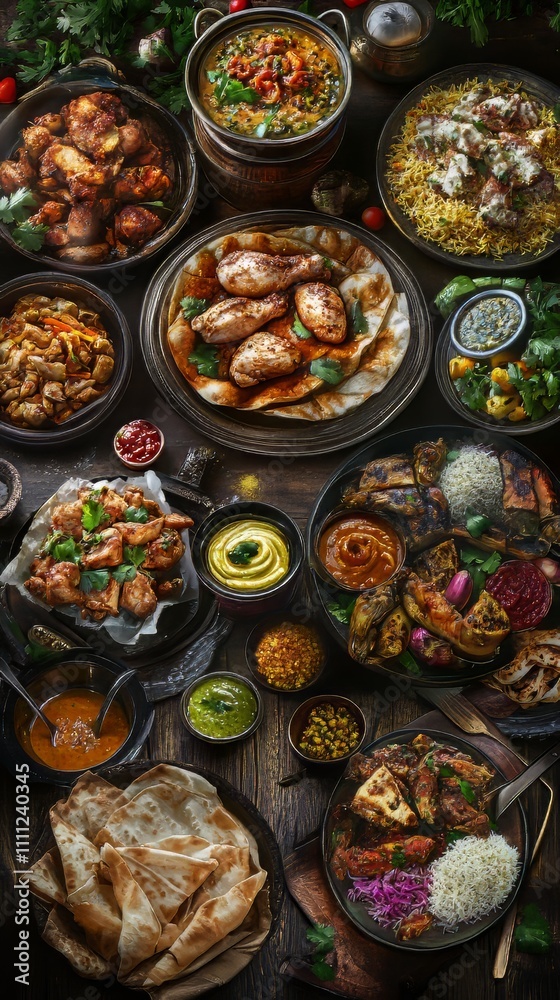 Indian food collage assorted , chicken, palak paneer, chiken tikka, biryani,. indian food. Ultra realistic. Photorealistic hypermaximalist advertising photography hyper realistic fine detail Indian food collage assorted , chicken, palak paneer, chiken tikka, biryani,. indian food. Ultra realistic. Photorealistic hypermaximalist advertising photography hyper realistic fine detail