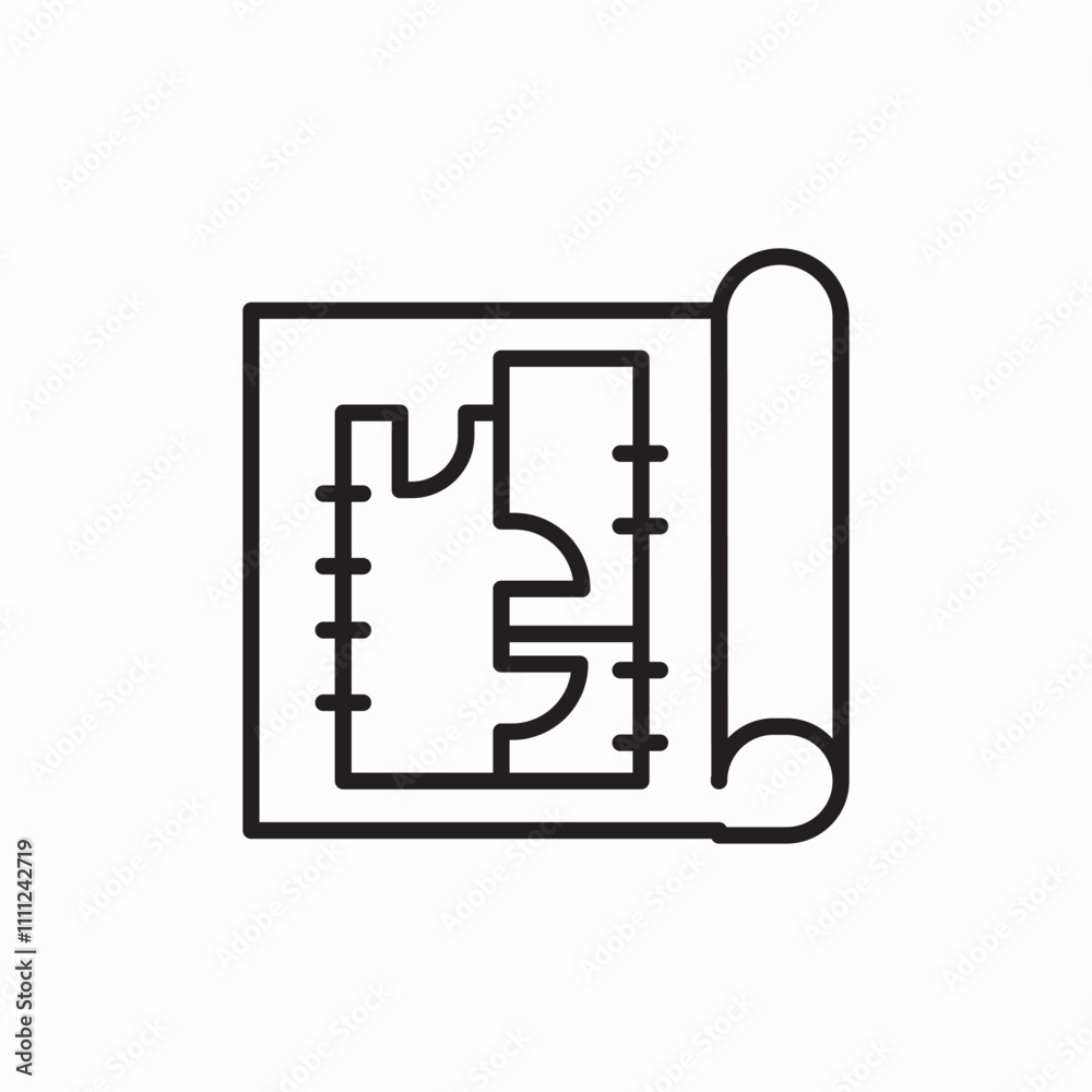 construction plan icon sign vector construction plan icon sign vector