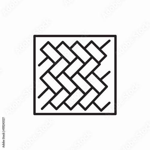 paving stones icon sign vector