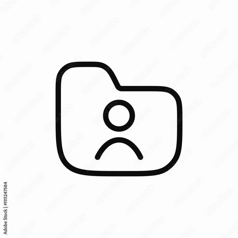 personal files folder icon sign vector personal files folder icon sign vector