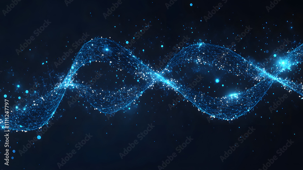 Abstract dark and blue digital background. Big data digital code, Data Communication and Transfer of DNA Biology. Futuristic information technology concept. Abstract dark and blue digital background. Big data digital code, Data Communication and Transfer of DNA Biology. Futuristic information technology concept.