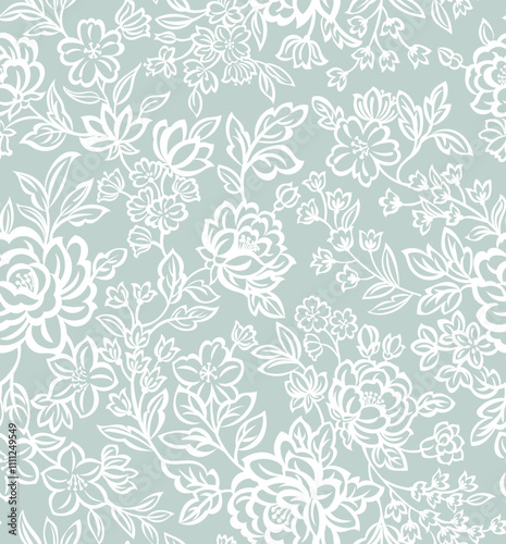 Boho Floral Seamless flower print Flower repeat pattern floral print vector file