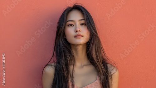 Young Asian woman in a casu...