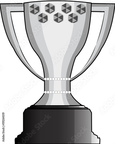 La Liga trophy vector