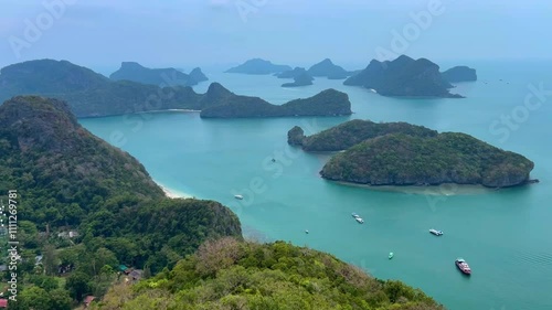 The islands in Ang Thong National Marine Park, Thailand