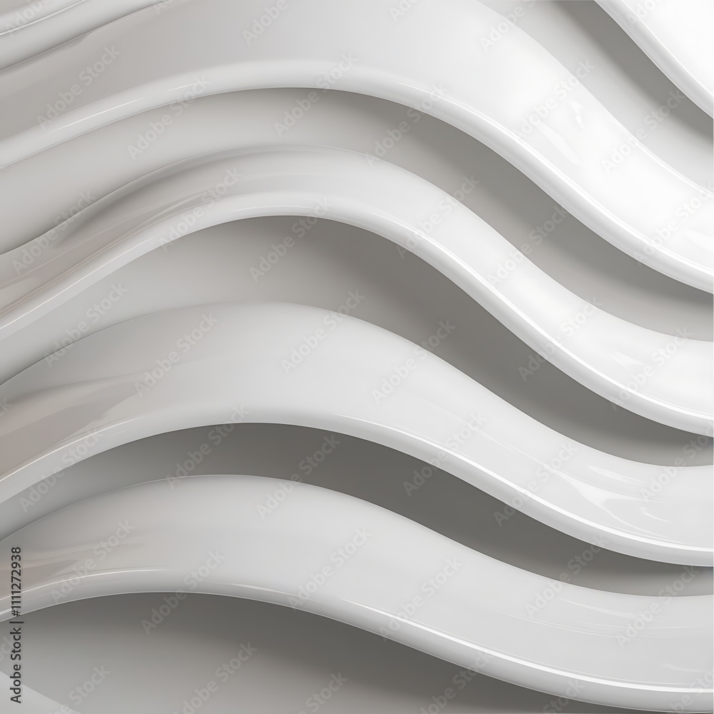 3D illustration abstract background in white swirl and shadow, wallpaper random seamless pattern 3D illustration abstract background in white swirl and shadow, wallpaper random seamless pattern