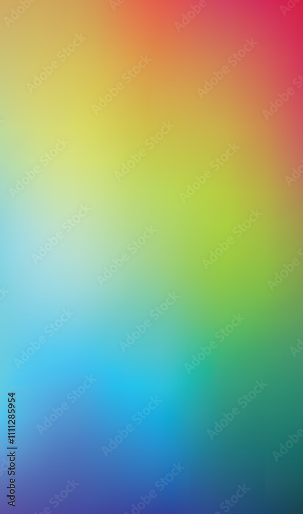 Obraz premium Vibrant background featuring smooth, liquid gradients in a defocused pattern, perfect for digital posters or modern abstract art.