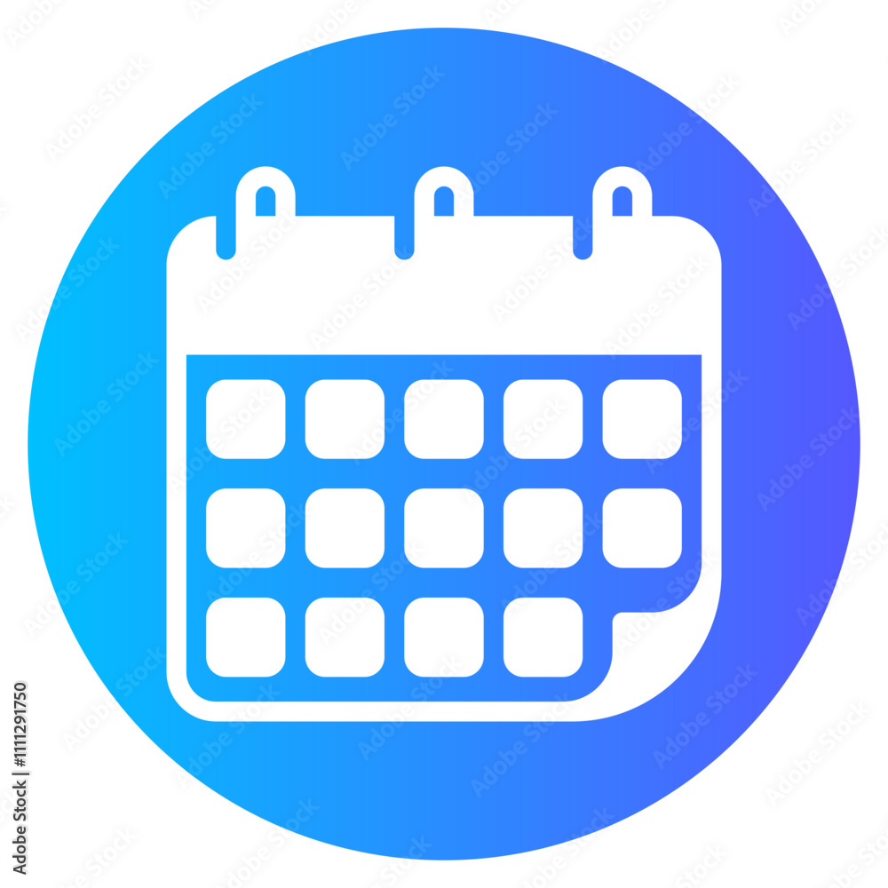 calendar gradient icon calendar gradient icon