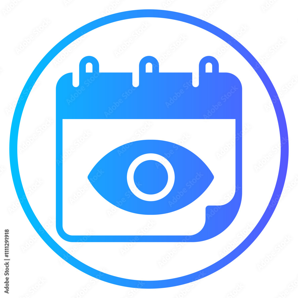 eye gradient icon eye gradient icon