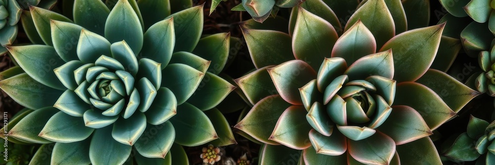 Close up of agave succulent plants set against a spacious background, perfect for promotional text or marketing content, agave, succulent Close up of agave succulent plants set against a spacious background, perfect for promotional text or marketing content, agave, succulent