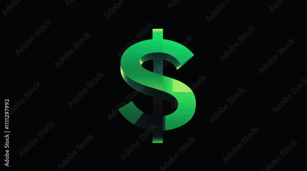 Stock Discount logo with dollar sign icon, green and black colors, finance theme, Stock Discount logo with dollar sign icon, green and black colors, finance theme,