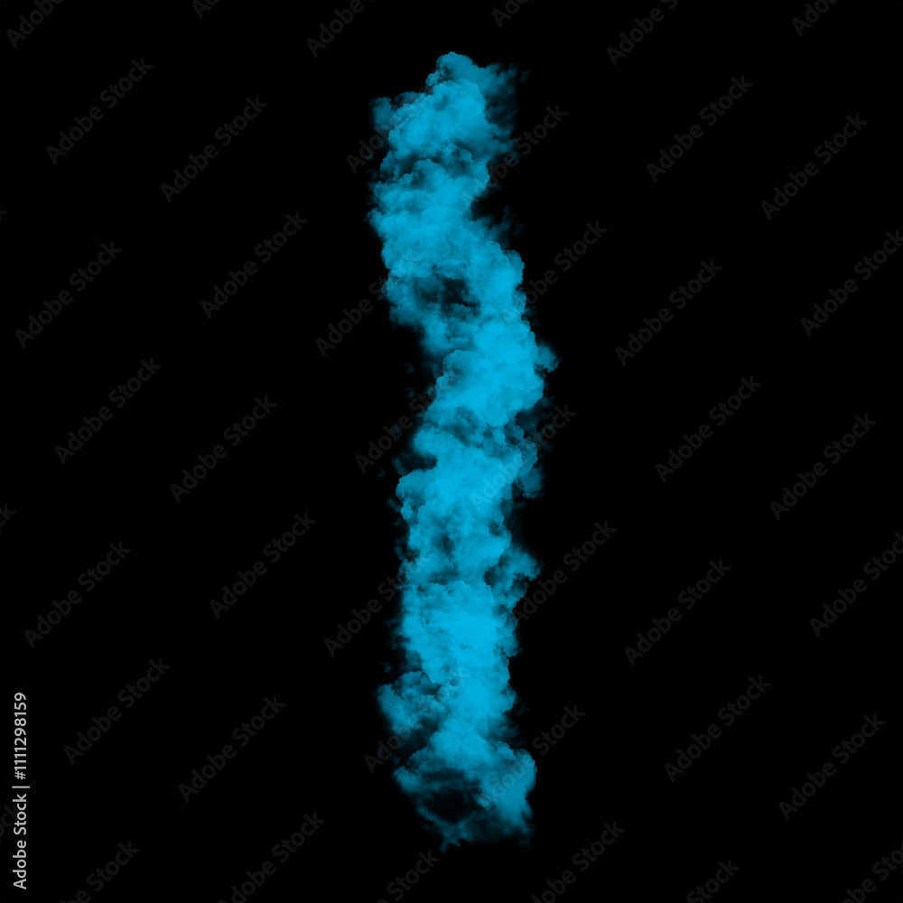 Number one (1) made with Sky or Cloud effect, Fog or smoke isolated on black background, Blue color, Mist or smog Special effect, Abstract, Creative, Illustration design Number one (1) made with Sky or Cloud effect, Fog or smoke isolated on black background, Blue color, Mist or smog Special effect, Abstract, Creative, Illustration design