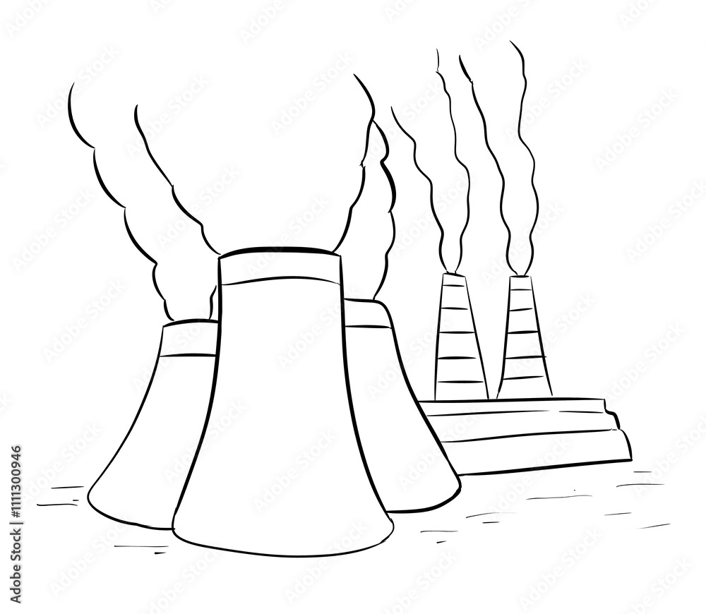 air pollution digital drawing illustration isolated air pollution digital drawing illustration isolated