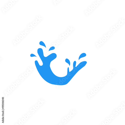 water splash vector illustration