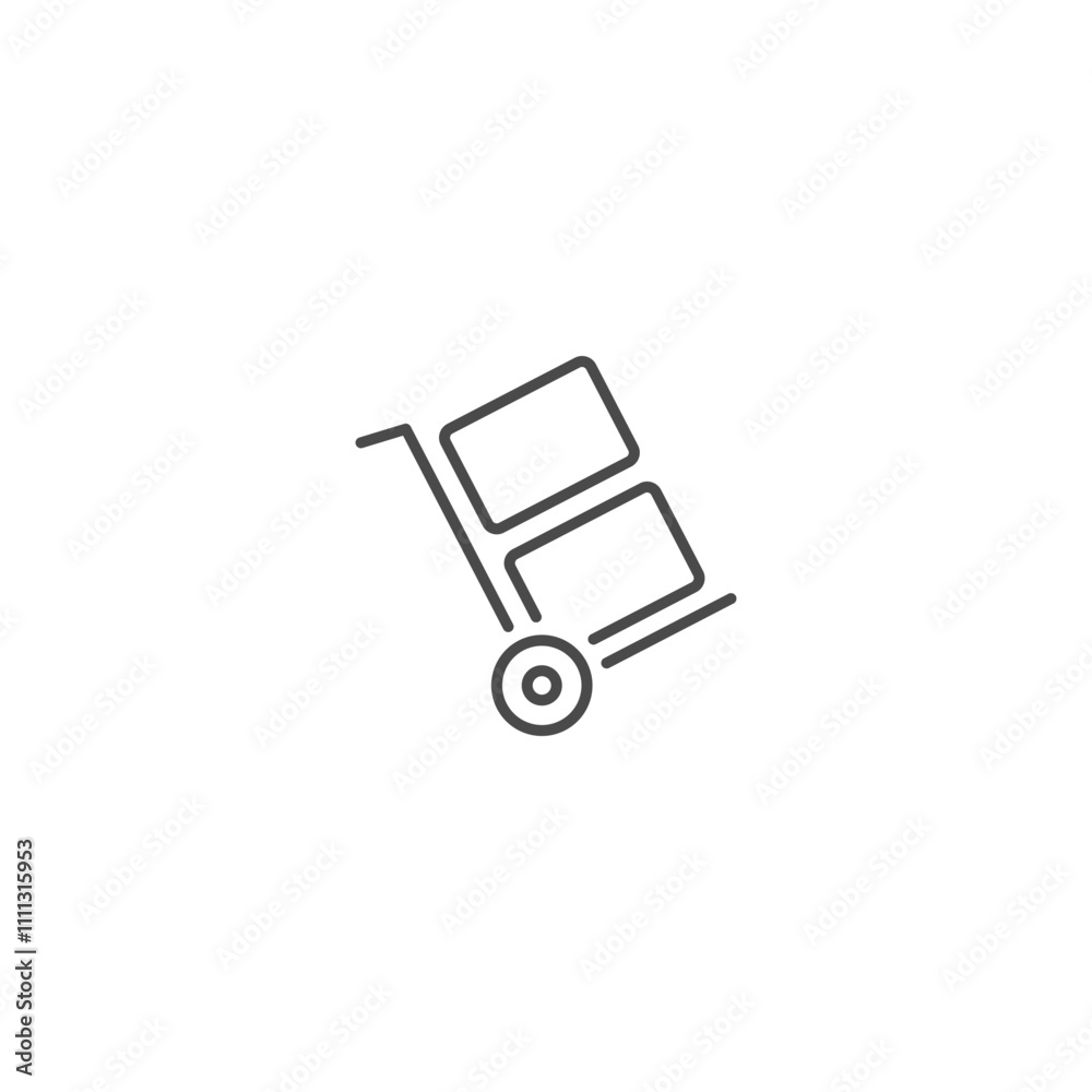 Use trolley icon template vector illustration Use trolley icon template vector illustration