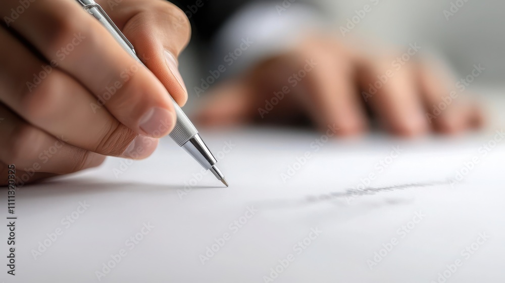 Business executives signing important documents in a modern office space professional environment close-up view corporate responsibility and decision-making Business executives signing important documents in a modern office space professional environment close-up view corporate responsibility and decision-making