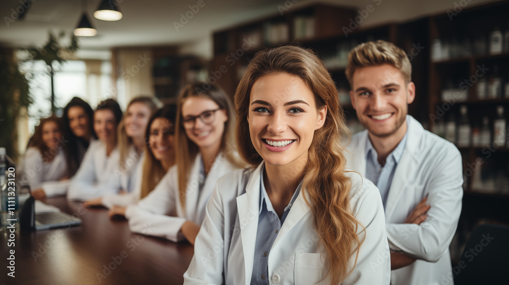 Students in the university, concept of education Students in the university, concept of education