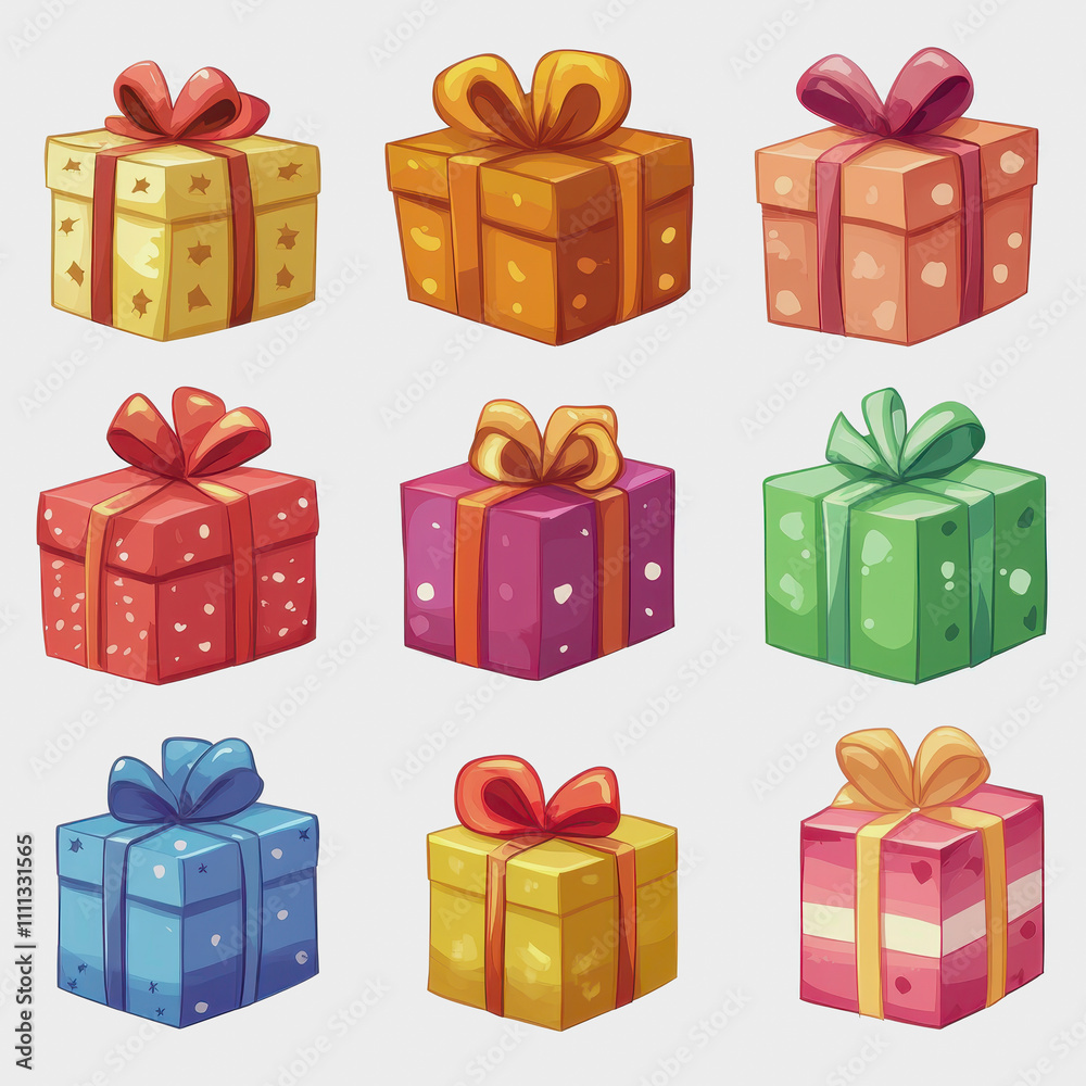 Colorful and Festive Gift Boxes with Ribbons Perfect for Celebration, Birthday, Christmas, and Holiday Themes in a Bright and Cheerful Style Colorful and Festive Gift Boxes with Ribbons Perfect for Celebration, Birthday, Christmas, and Holiday Themes in a Bright and Cheerful Style