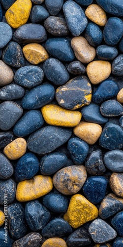 Colorful stones and pebbles photo