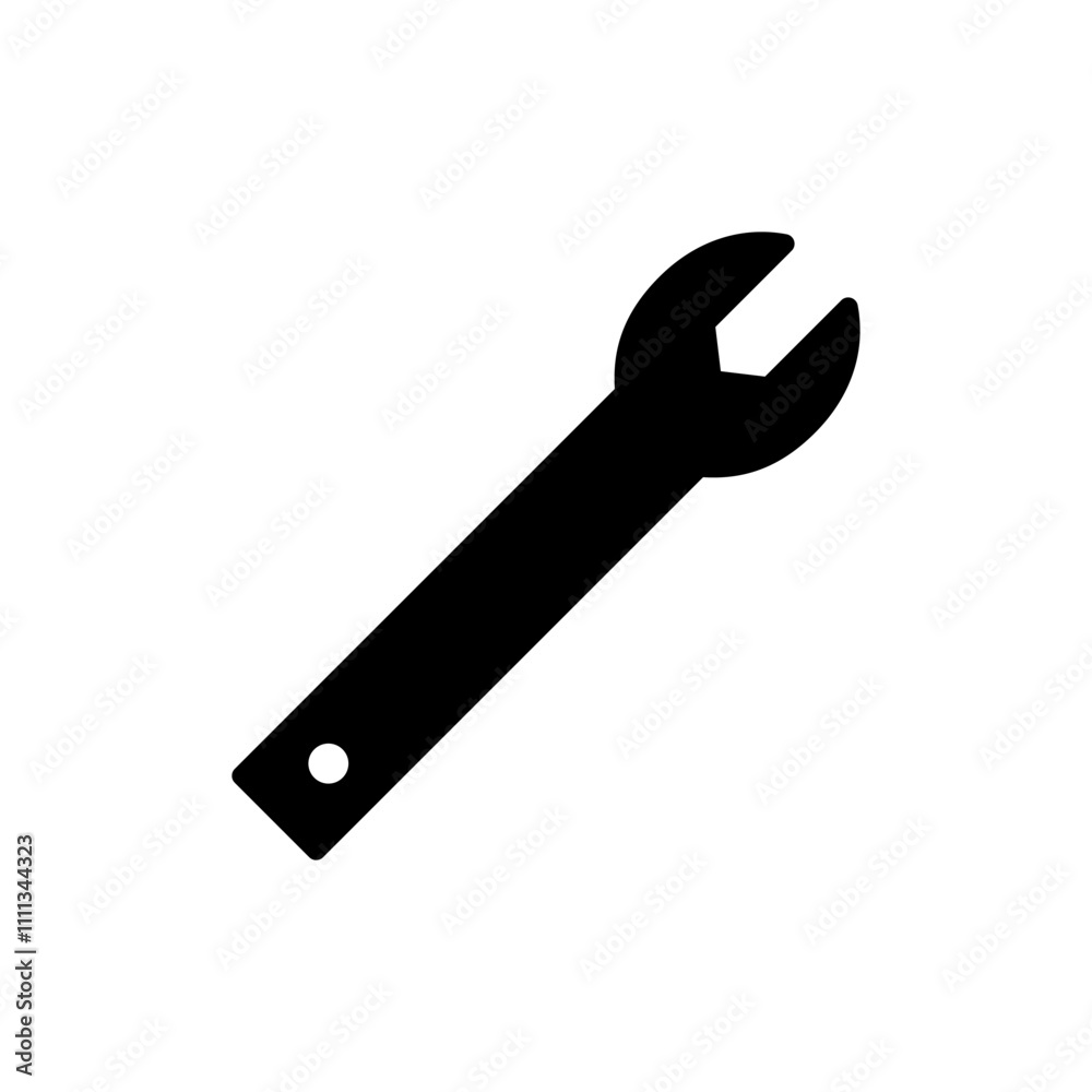 Wrench icon vector. repair icon. tools sign and symbol Wrench icon vector. repair icon. tools sign and symbol