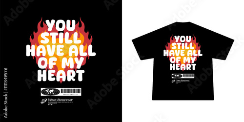 futuristic illustration of love  t shirt design, vector graphic, typographic poster or tshirts street wear and Urban style	