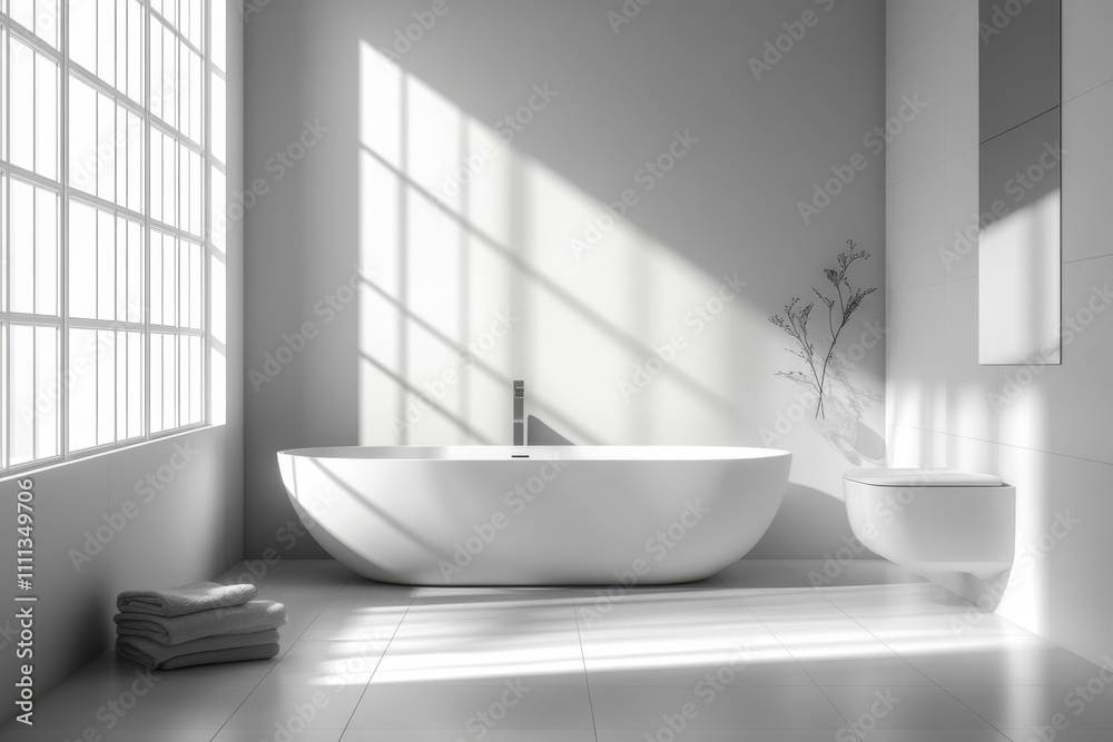 A bathroom with a large white bathtub and a toilet A bathroom with a large white bathtub and a toilet