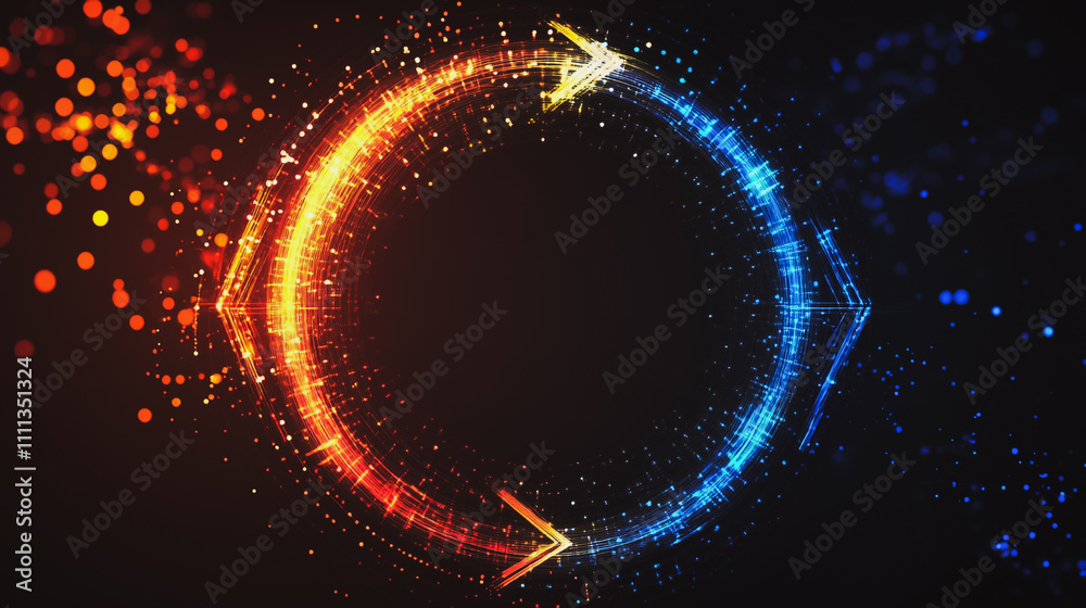Abstract black background with Colorful geometric lines. Digital future technology . Abstract business connection of lines from nodes innovation of communication in the network. Abstract black background with Colorful geometric lines. Digital future technology . Abstract business connection of lines from nodes innovation of communication in the network.