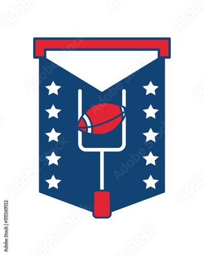 american football tournament emblem