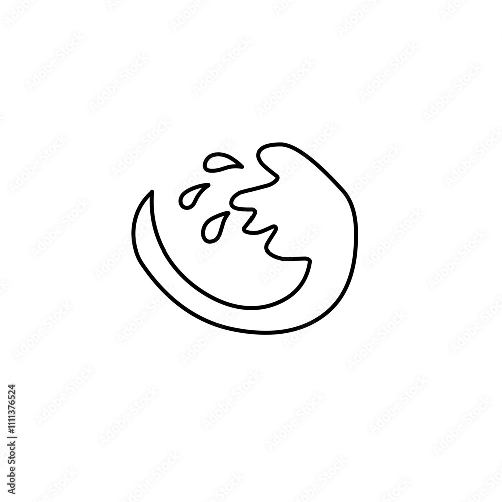 splash water contour lines splash water contour lines