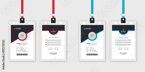 Clean and simple identity card design | id card design for your company staff
