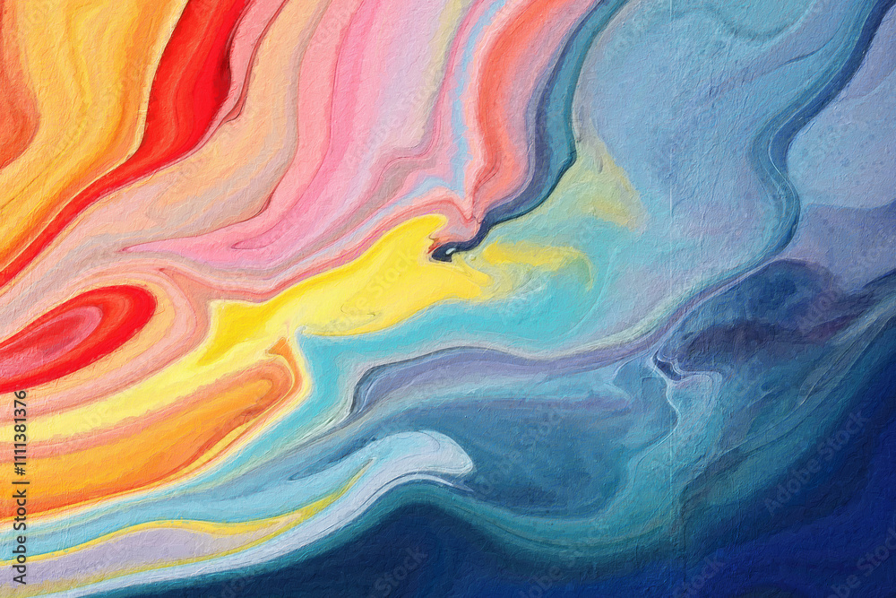 Abstract Oil Paint Texture Background Ready to Print on Your Wall