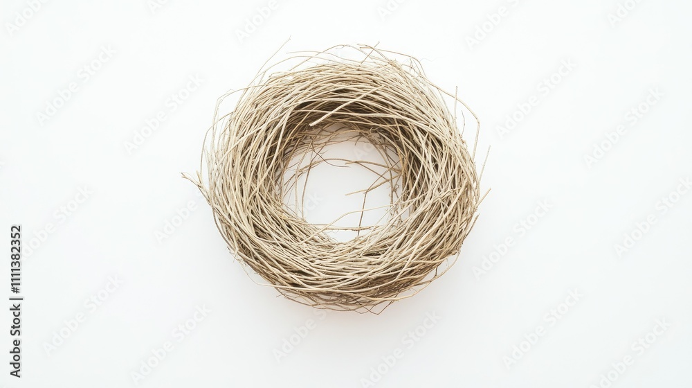 A rustic single tumbleweed, delicately arranged on a white background for a minimal desert aesthetic A rustic single tumbleweed, delicately arranged on a white background for a minimal desert aesthetic