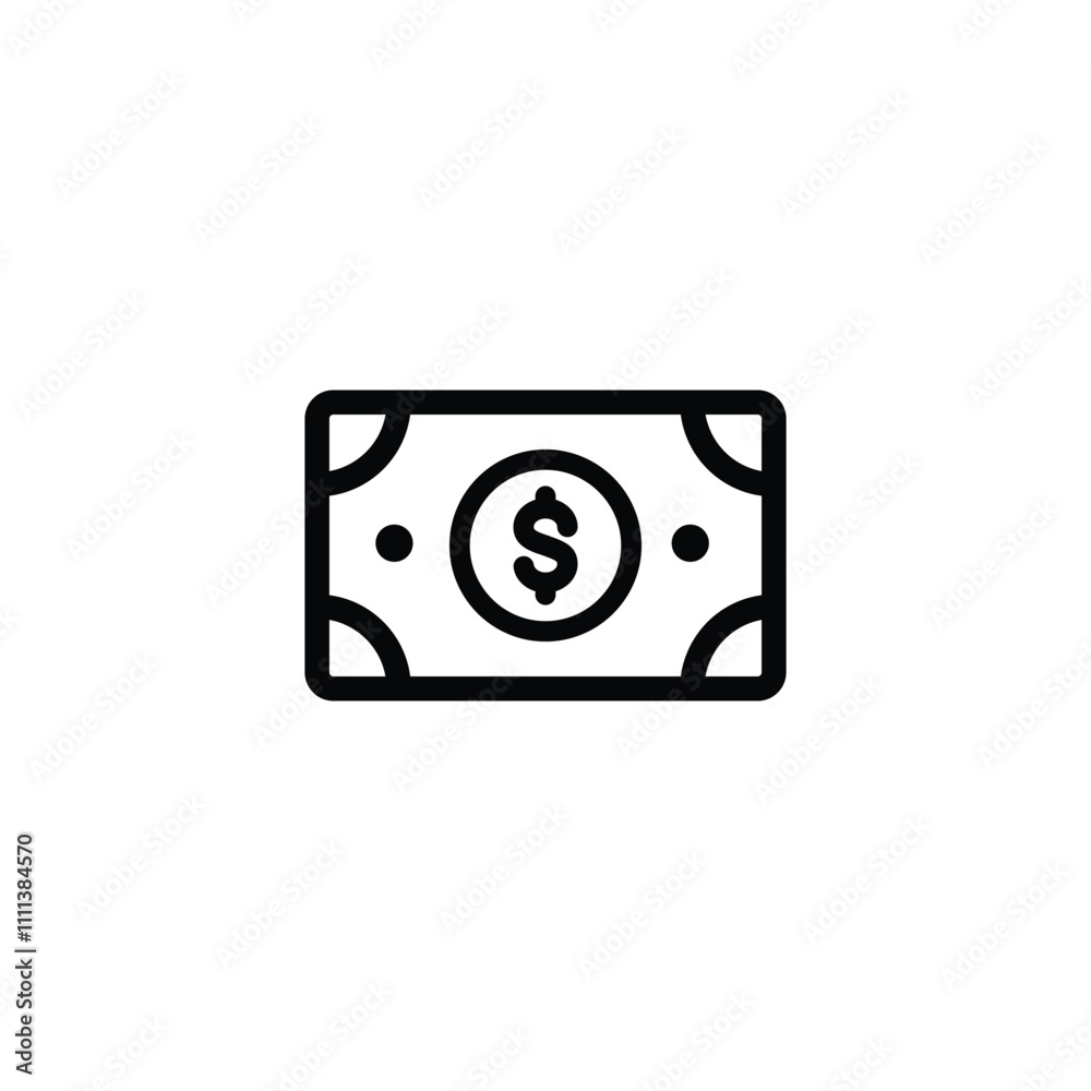 Dollar Money icon set vector Dollar Money icon set vector