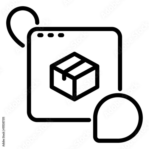 product icon, line icon style