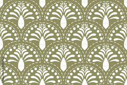 Flower seamless pattern design with beautiful flower and leaves. Flower art. floral and leaf pattern design for fabric, cotton, wallpaper, satin, gift wrap, carpet, background.