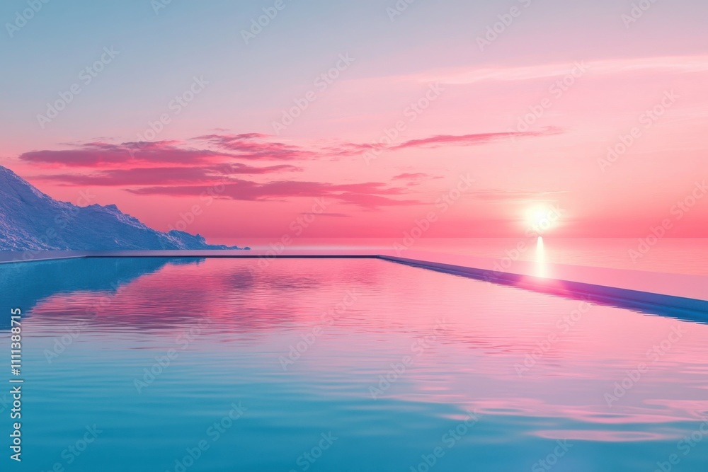 Fototapeta premium sunset over the sea