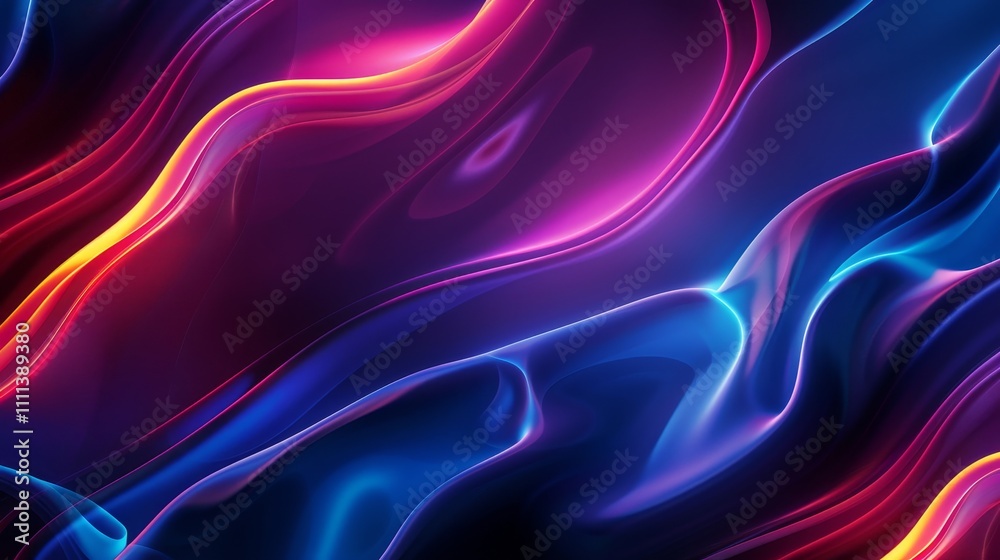 Colorful abstract waves flowing smoothly creating a beautiful and vibrant digital background, perfect for wallpapers and modern designs Colorful abstract waves flowing smoothly creating a beautiful and vibrant digital background, perfect for wallpapers and modern designs