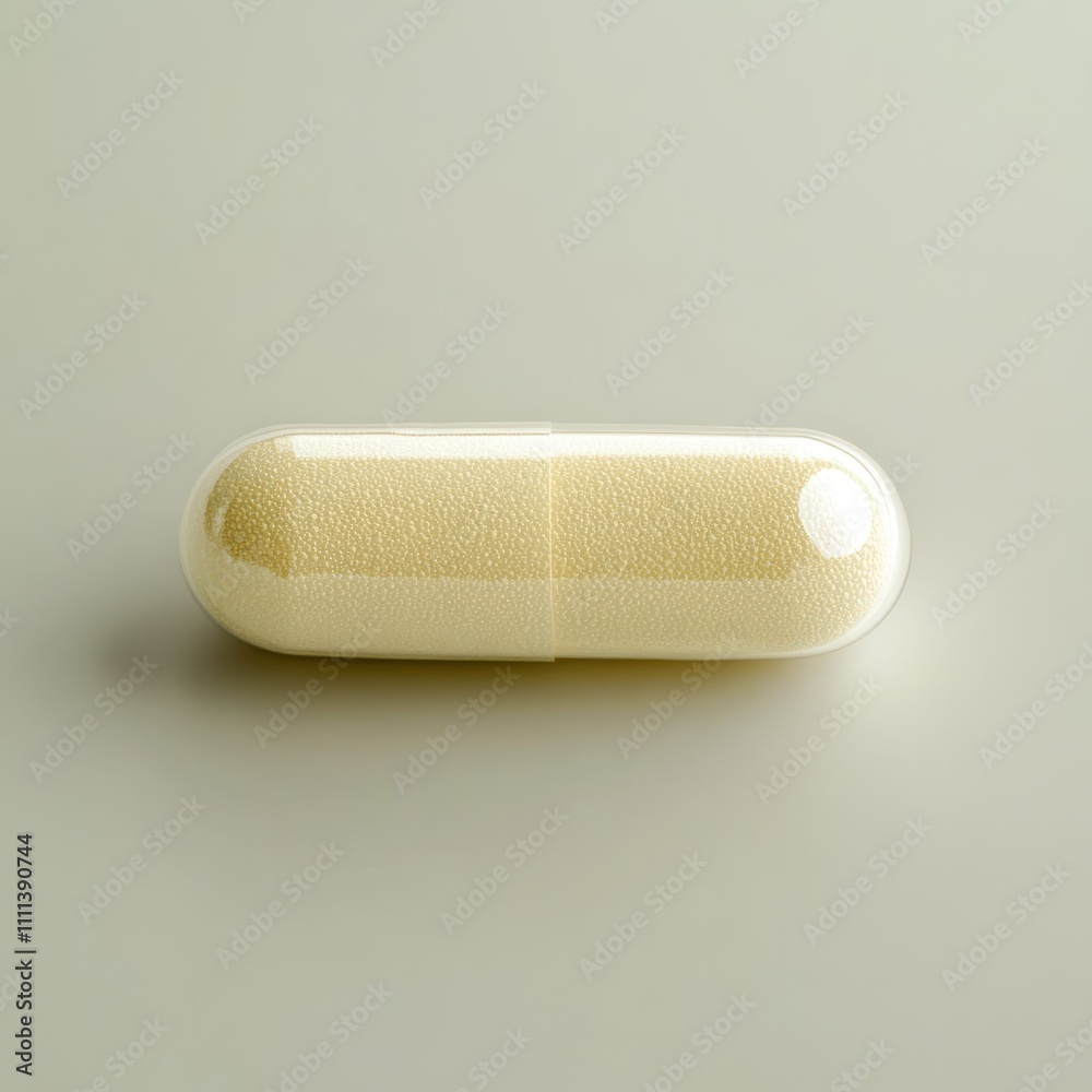 Single Pill Isolated with Clean Lighting Single Pill Isolated with Clean Lighting