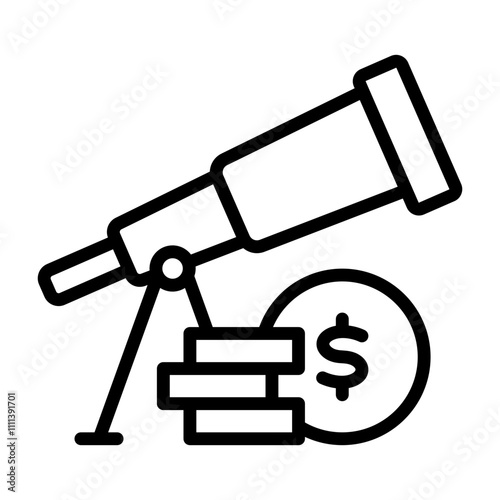 Financial Forecasting Icon