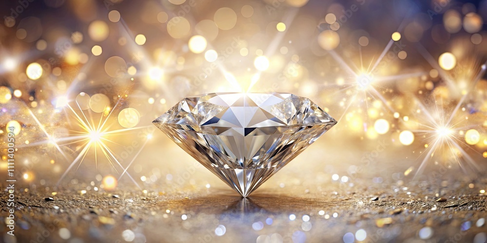 Gentle light background with sparkling highlights passing through diamond facets , diamond, light, background, gentle Gentle light background with sparkling highlights passing through diamond facets , diamond, light, background, gentle