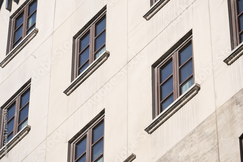 An Architectural Detail Featuring Windows on a Modern Contemporary Building