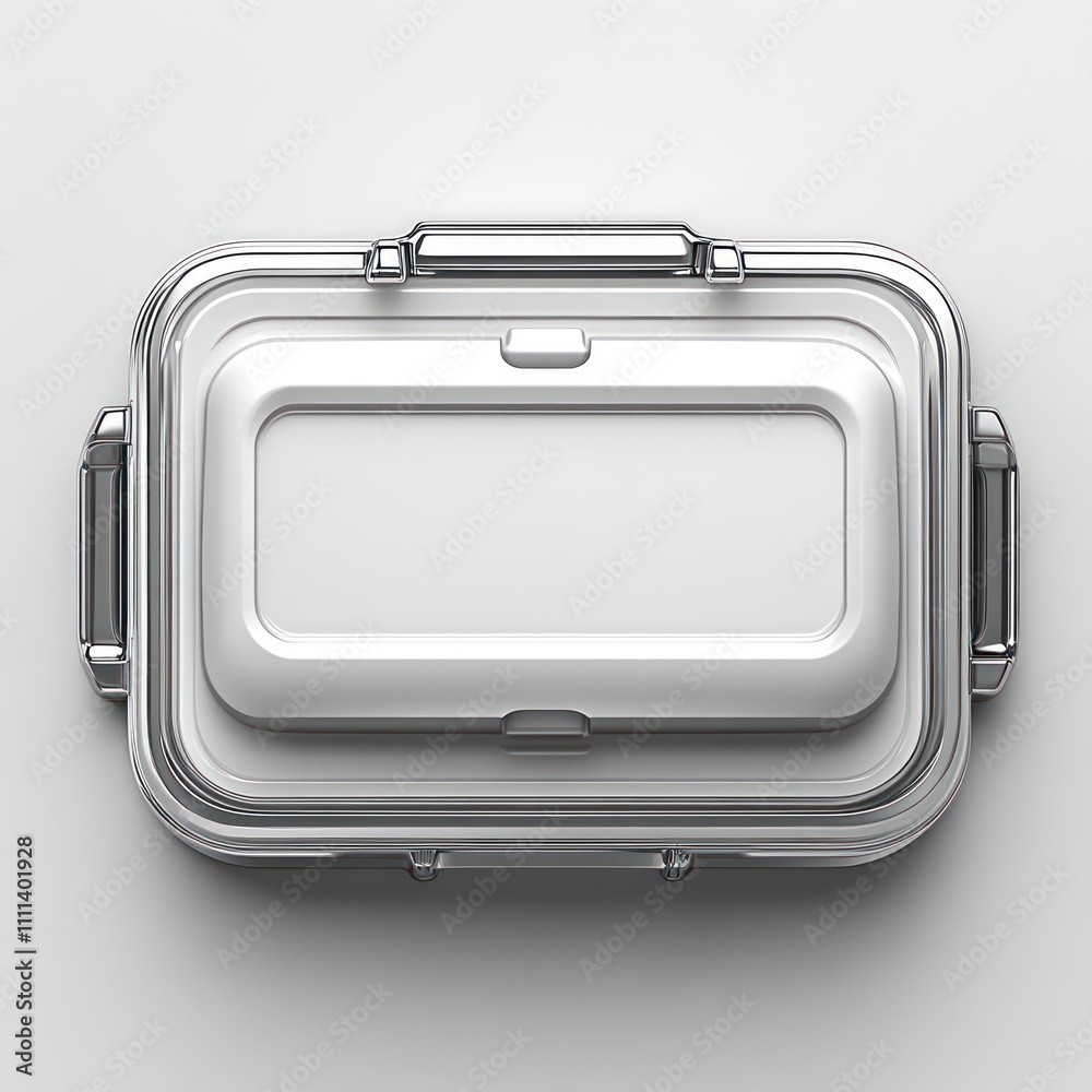 Isolated Car Trunk Latch Close-Up Design Isolated Car Trunk Latch Close-Up Design